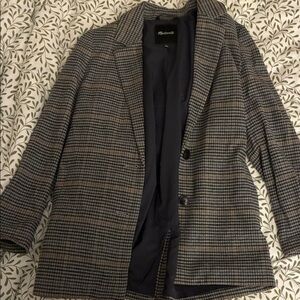 Women’s Madewell plaid blazer 
Size Small
No stains or tears